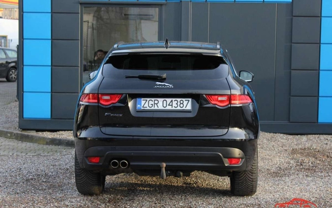 Jaguar F-Pace cena 99900 przebieg: 175530, rok produkcji 2017 z Wągrowiec małe 172